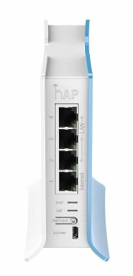 Точка доступа MikroTik hAP lite TC вид спереди